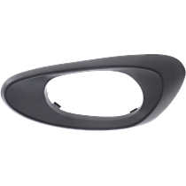 Front, Driver Side, Interior, Door Handle Trim, Plastic, Textured Black