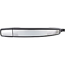 Front, Passenger Side or Rear, Driver or Passenger Primed Exterior Door Handle, Without Key Hole