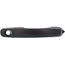 Front, Driver Side Primed Exterior Door Handle, With Key Hole