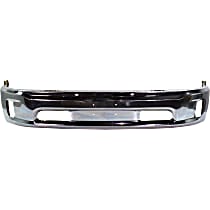 Front, Lower Bumper, Chrome, 2-Piece Type, Without Mounting Brackets, CAPA CERTIFIED