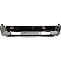 Front, Lower Bumper, Chrome, 2-Piece Type, Without Mounting Brackets