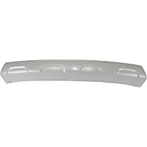 Front, Driver or Passenger Side Bumper Trim, Front Wheel Drive, Silver