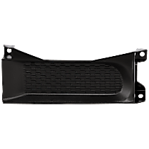 Front, Driver and Passenger Side Bumper Trims; Bumper Cover Bezel;  2-Piece Bumper Type, Without Tow Hook Holes