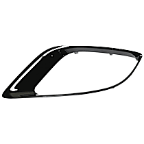 Front, Passenger Side Fog Light Trim, Black