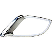 Front, Passenger Side Fog Light Trim, Chrome