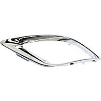 Front, Driver Side Fog Light Trim, Chrome