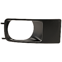 Front, Passenger Side Fog Light Trim, Textured Black, Without SRT8