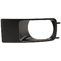 Front, Driver Side Fog Light Trim, Textured Black, Without SRT8