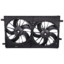 Radiator Fan 4 Cyl 2.4L, Dual fan