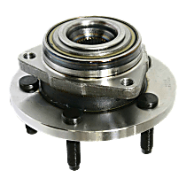 Front, Driver or Passenger Side Wheel Hub, With Bearing, 5 x 5.5 in. Bolt Pattern