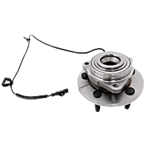 Front, Driver or Passenger Side Wheel Hub, With Bearing, 5 x 5.5 in. Bolt Pattern