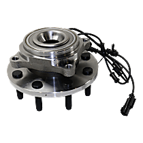 Wheel Hub, With Bearing, 8 x 6.5 in. Bolt Pattern