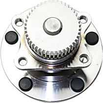 Rear, Driver or Passenger Side Wheel Hub, 4-Wheel ABS, FWD, 5 Lugs, With Bearing