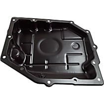 Transmission Pan, Black, Steel, For 42RLE Transmission