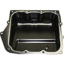 Transmission Pan, Black, Steel