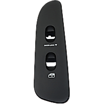 Front, Passenger Side Window Switch Bezel, Dark Slate Gray