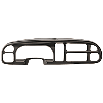 Instrument Panel Cover, Black, For Models With 3 in. Deep Top Lip