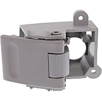 Front, Driver Side Gray Interior Door Handle, Without Door Lock Hole