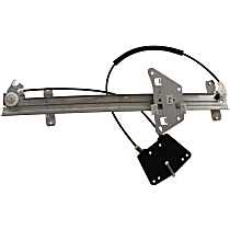 Front, Driver Side Power Window Regulator, Without Motor
