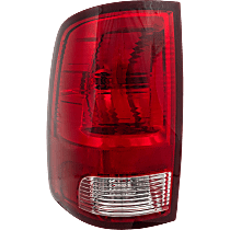Driver Side Halogen Tail Light, With bulb(s), OE Replacement, CAPA Certified