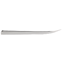 Rear, Passenger Side Bumper Trim, Chrome