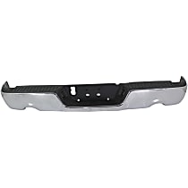 Chrome Step Bumper, Face Bar and Pads, With Dual Exhaust Holes