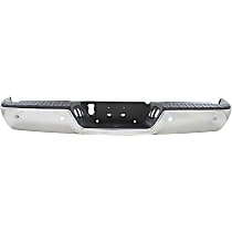 Chrome Step Bumper, Face Bar and Pads, Without Dual Exhaust Holes