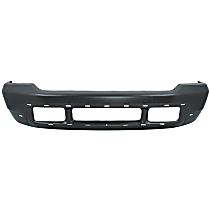Front Bumper, Painted Gray, With Molding Holes, With Holes for Pad, Without Mounting Brackets
