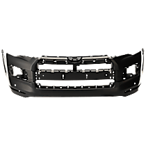 Front Primed Bumper Cover, For Models with Chrome Trim, CAPA Certified