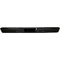 Front Bumper, Painted Black, Without Mounting Brackets, Without Molding Holes
