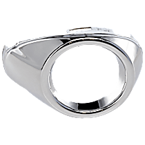 Front, Passenger Side Fog Light Trim, Chrome