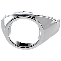 Front, Driver Side Fog Light Trim, Chrome