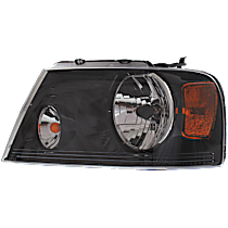 Driver Side Halogen Headlight, With bulb(s), Crew Cab Pickup, OE Replacement, CAPA Certified