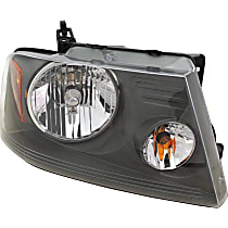 Passenger Side Halogen Headlight, With bulb(s), Crew Cab Pickup, For Models With FX4 Luxury Package, OE Replacement