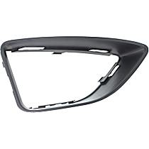Front, Passenger Side Fog Light Trim, Textured Black, Moulding, S/SE Models
