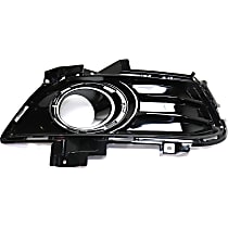 Front, Passenger Side Fog Light Trim, Black