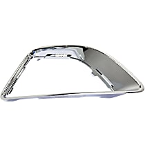 Front, Driver Side Fog Light Trim, Chrome, Hybrid/SEL Models