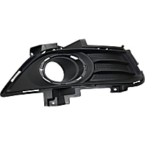 Front, Passenger Side Fog Light Trim, Textured Black
