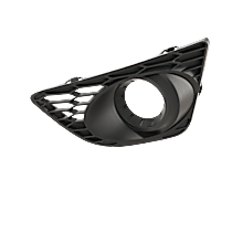 Front, Driver Side Fog Light Trim, Textured Black, Bezel, SE/Sport Models
