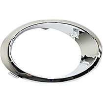Front, Driver Side Fog Light Trim, Chrome