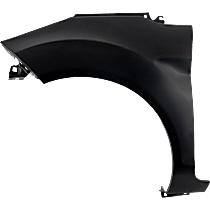 Front, Driver Side Fender, Without Rocker Molding Holes