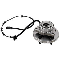 Front, Driver or Passenger Side Wheel Hub, With Bearing, 5 x 4.5 in. Bolt Pattern