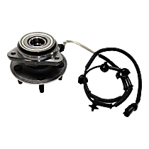 Wheel Hub, With Bearing, 5 x 4.5 in. Bolt Pattern