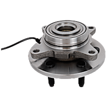 Front, Driver or Passenger Side Wheel Hub, With Bearing, With Sensor, 6 x 5.32 in. Bolt Pattern, 8 Cyl., 5.4L Engine, Rear Wheel Drive