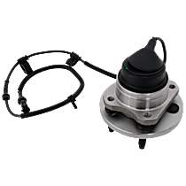 Front, Driver or Passenger Side Wheel Hub, With Bearing, With Sensor, 5 x 4.5 in. Bolt Pattern, 8 Cyl., 4.6L Engine