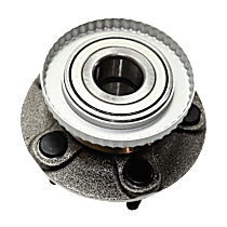 Rear, Driver or Passenger Side Wheel Hub, With Rear Disc Brake, 5 Lugs, With Bearing