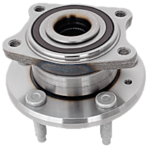 Rear, Driver or Passenger Side Wheel Hub, With Bearing, 5 x 4.5 in. Bolt Pattern, All Wheel Drive