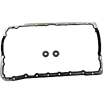 Oil Pan Gasket - Rubber, Direct Fit, Sold individually