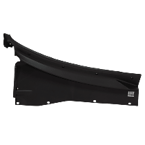 Passenger Side Wiper Cowl Grille, Black