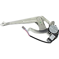 Front, Passenger Side Power Window Regulator, With Motor